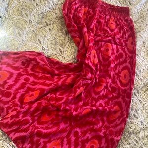 Aztec print maxi skirt